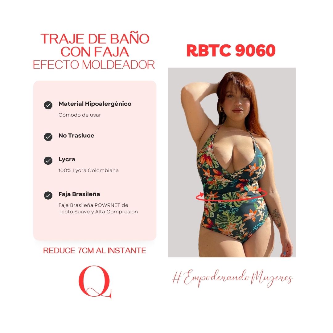 TRAJE DE BAÑO CON FAJA - SWIMSUIT
